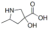 3-Pyrrolidinecarboxylic acid, 3-hydroxy-5-methyl- (9CI) CAS#: 764596-87-4