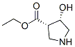 3-Pyrrolidinecarboxylic acid, 4-hydroxy-, ethyl ester, cis- (9CI) CAS#: 752936-83-7