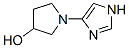 3-Pyrrolidinol, 1-(1H-imidazol-4-yl)- (9CI) CAS#: 799813-96-0