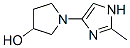 3-Pyrrolidinol, 1-(2-methyl-1H-imidazol-4-yl)- (9CI) CAS#: 799813-97-1