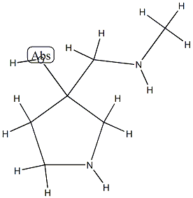 3-Pyrrolidinol,3-[(methylamino)methyl]-(9CI) CAS#: 772304-37-7