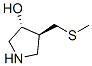 3-Pyrrolidinol,4-[(methylthio)methyl]-,(3R,4S)-(9CI) CAS#: 740082-19-3