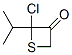 3-Thietanone, 2-chloro-2-(1-methylethyl)- CAS#: 74600-07-0