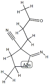 3-Thiophenecarbonitrile,tetrahydro-2-imino-5-methyl-3-(3-oxobutyl)-(9CI) CAS#: 777939-13-6