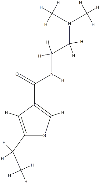 3-Thiophenecarboxamide,N-[2-(dimethylamino)ethyl]-5-ethyl-(9CI) CAS#: 775300-39-5