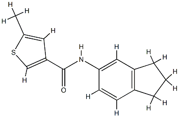 3-Thiophenecarboxamide,N-(2,3-dihydro-1H-inden-5-yl)-5-methyl-(9CI) CAS#: 717856-83-2