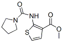3-Thiophenecarboxylicacid,2-[(1-pyrrolidinylcarbonyl)amino]-,methylester CAS#: 777873-97-9