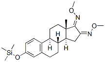 3-[(Trimethylsilyl)oxy]estra-1,3,5(10)-triene-16,17-dione bis(O-methyl oxime) CAS#: 75113-02-9