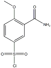 3-(aminocarbonyl)-4-methoxybenzenesulfonyl chloride CAS#: 77718-16-2