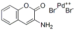 3-aminochromen-2-one, palladium(+2) cation, dibromide CAS#: 76295-01-7