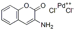 3-aminochromen-2-one, palladium(+2) cation, dichloride CAS#: 76295-00-6