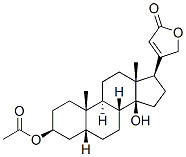 3-beta-acetoxy-14-hydroxy-5-beta,14-beta-card-20(22)-enolide CAS#: 808-19-5
