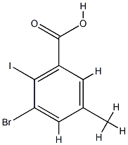 3-bromo-2-iodo-5-methylbenzoic acid CAS#: 750585-99-0