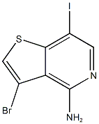 3-bromo-7-iodo-Thieno[3,2-c]pyridin-4-amine CAS#: 799293-91-7