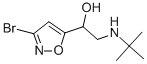 3-bromo-alpha-[[(1,1-dimethylethyl)amino]methyl]isoxazole-5-methanol CAS#: 76596-57-1