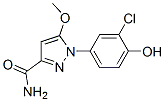 3-carbamoyl-1-(3-chloro-4-hydroxyphenyl)-5-methoxypyrazole CAS#: 77935-72-9