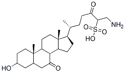 3-hydroxy-7-oxocholanoyltaurine CAS#: 75808-01-4