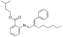 3-methylbutyl 2-[[2-(phenylmethylene)octylidene]amino]benzoate CAS#: 72928-46-2