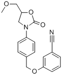 3-para-(meta-Cyano)phenoxymethylphenyl-5-methoxymethyl-2-oxazolidinone CAS#: 79039-03-5