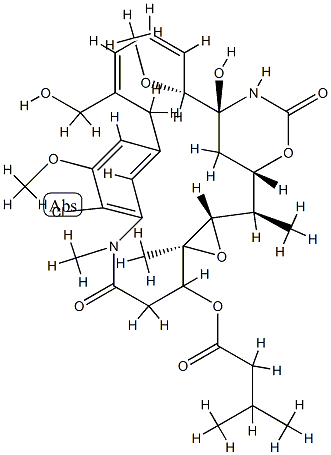 30-Hydroxy-3-O-(3-methylbutanoyl)maytansinol CAS#: 78630-36-1