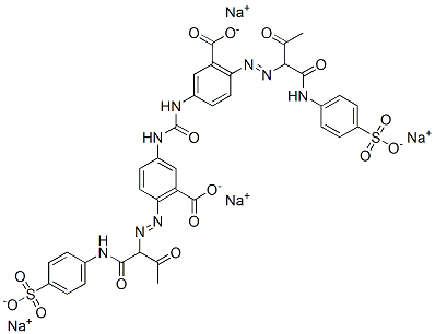 3,3'-(Carbonyldiimino)bis[6-[[2-oxo-1-[[(4-sulfophenyl)amino]carbonyl]propyl]azo]benzoic acid]tetrasodium salt CAS#: 72749-85-0