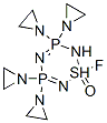 3,3,5,5-Tetrakis(1-aziridinyl)-1-fluoro-3,3,5,5-tetrahydro-1H-1,2,4,6,3,5-thiatriazadiphosphorine 1-oxide CAS#: 77666-80-9