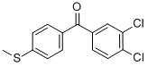 3,4-DICHLORO-4'-(METHYLTHIO)BENZOPHENONE CAS#: 73242-10-1