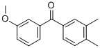 3,4-DIMETHYL-3'-METHOXYBENZOPHENONE CAS#: 750633-73-9