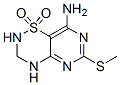 3,4-Dihydro-8-amino-6-methylthio-2H-pyrimido[4,5-e]-1,2,4-thiadiazine 1,1-dioxide CAS#: 74051-77-7