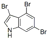 3,4,6-Tribromo-1H-indole CAS#: 74076-58-7
