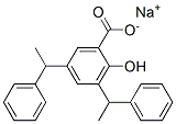 3,5-Bis(1-phenylethyl)salicylic acid sodium salt CAS#: 74362-66-6