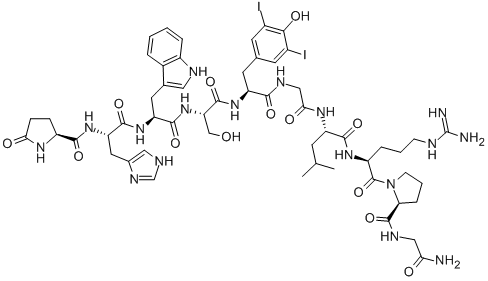 (3,5-DIIODO-TYR5)-LHRH CAS#: 73644-49-2