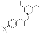 3,5-Diethyl-1-(3-(4-(1,1-dimethylethyl)phenyl)-2-methylpropyl)piperidi ne CAS#: 73403-08-4