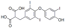 3,5-Diiodo-4-(4-hydroxy-3-iodophenoxy)benzylmalonic acid CAS#: 73747-63-4
