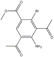 3,5-bis-acetylaMino-2-broMo-benzoic acid Methyl ester CAS#: 731810-16-5