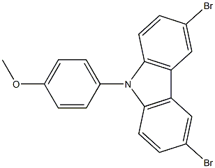 3,6-dibromo-9-(4-methoxyphenyl)carbazole CAS#: 746651-52-5