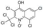 3,6,8-Trichloro-2-(trichloromethyl)-4-quinolinol 1-oxide CAS#: 73855-39-7