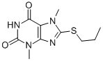 3,7-Dimethyl-8-(propylthio)-1H-purine-2,6(3H,7H)-dione CAS#: 74039-58-0