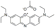 3,7-bis(diethylamino)phenoxazin-5-ium acetate CAS#: 79916-07-7
