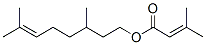3,7-dimethyloct-6-enyl 3-methylbut-2-enoate CAS#: 77750-02-8
