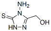 3H-1,2,4-Triazole-3-thione, 4-amino-2,4-dihydro-5-(hydroxymethyl)- (9CI) CAS#: 76858-25-8