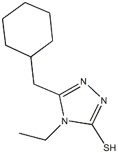 3H-1,2,4-Triazole-3-thione,5-(cyclohexylmethyl)-4-ethyl-2,4-dihydro-(9CI) CAS#: 777879-36-4