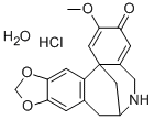 3H-7,13b-Methano(1,3)benzodioxolo(5,6-e)(2)benzazocin-3-one, 5,6,7,8-t etrahydro-2-methoxy-, hydrochloride, (+-)-, hydrate (2:2:1) CAS#: 75370-49-9