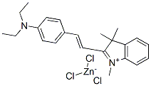 3H-Indolium, 2-[2-[4-(diethylamino)phenyl] ethenyl]-1,3,3-trimethyl-, trichlorozincate(1-) CAS#: 72102-51-3