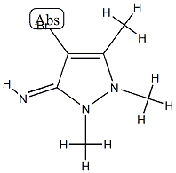 3H-Pyrazol-3-imine,4-bromo-1,2-dihydro-1,2,5-trimethyl-(9CI) CAS#: 783249-53-6