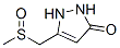 3H-Pyrazol-3-one,  1,2-dihydro-5-[(methylsulfinyl)methyl]- CAS#: 72825-99-1