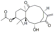 (3S,4aR,6R,10R,13aR)-3-Acetoxy-1,2,3,4,4a,5,6,9,10,11,12,13a-dodecahydro-6-hydroxy-4,4,13a-trimethyl-9-methylene-10,7-metheno-7H-benzocycloundecene-8,13-dione CAS#: 73211-11-7