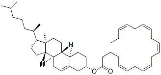 [(3S,8S,9S,10R,13R,14S,17R)-10,13-dimethyl-17-[(2R)-6-methylheptan-2-yl]-2,3,4,7,8,9,11,12,14,15,16,17-dodecahydro-1H-cyclopenta[a]phenanthren-3-yl] (5Z,8Z,11Z,14Z,17Z)-icosa-5,8,11,14,17-pentaenoate CAS#: 74892-97-0