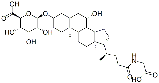 (3a,5b,7a)-24-[(carboxymethyl)amino]-7-hydroxy-24-oxocholan-3-yl b-D-glucopyranosiduronic acid CAS#: 79254-98-1