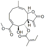 (3aS,4S,5S,6E,10E,11aR)-2,3,3a,4,5,8,9,11a-Octahydro-5-hydroxy-10-methyl-3-methylene-4-[[(Z)-2-methyl-1-oxo-2-butenyl]oxy]-2-oxocyclodeca[b]furan-6-carboxylic acid methyl ester CAS#: 72023-29-1